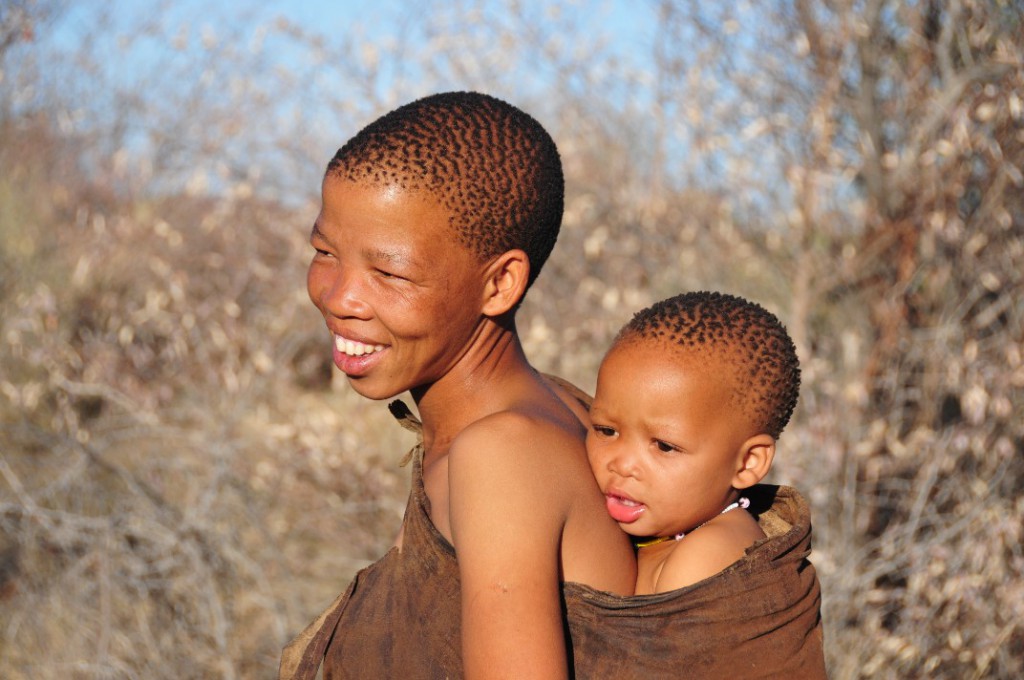Khoisan-woman-with-baby-in-sling